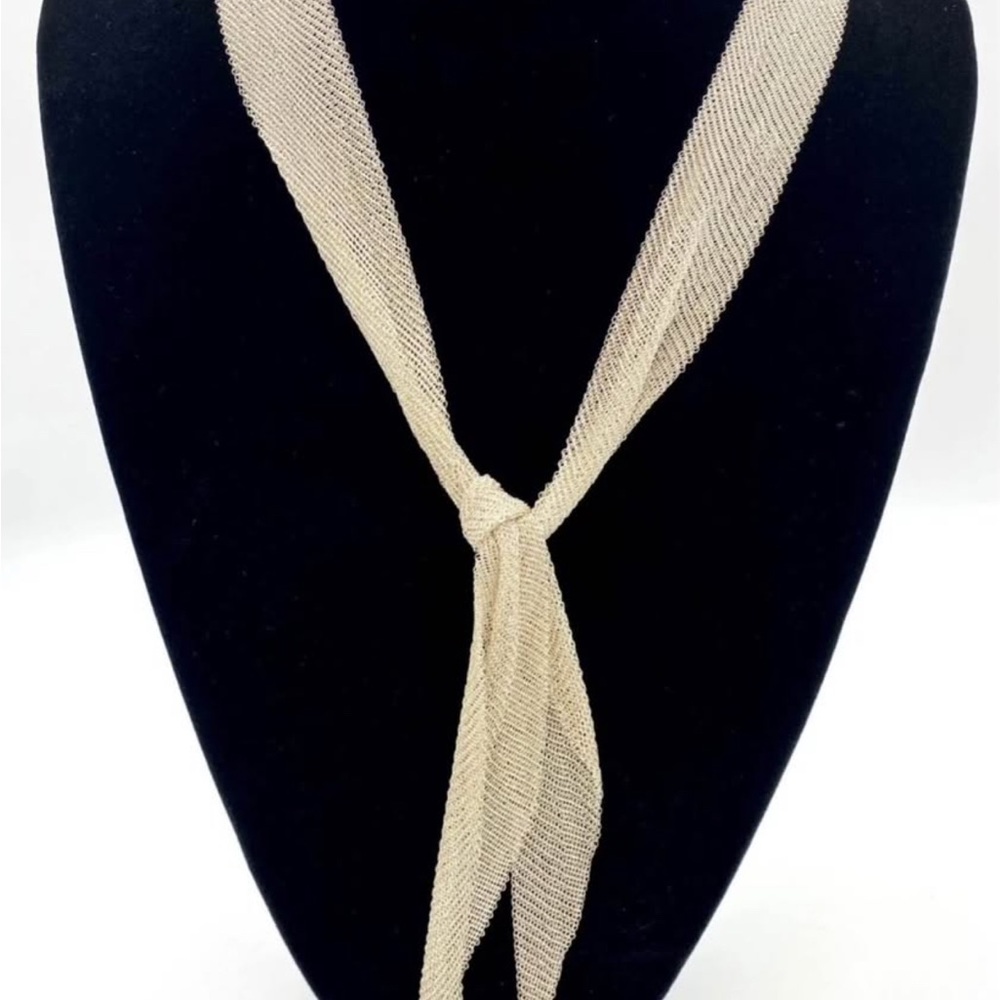 Tiffany & Co. Silver Mesh Scarf